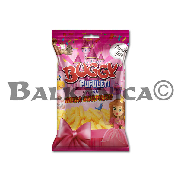 50 G CORN PUFFS MEGA SURPRISE GIRLS BUGGY 50 G CORN PUFFS MEGA SURPRISE GIRLS BUGGY