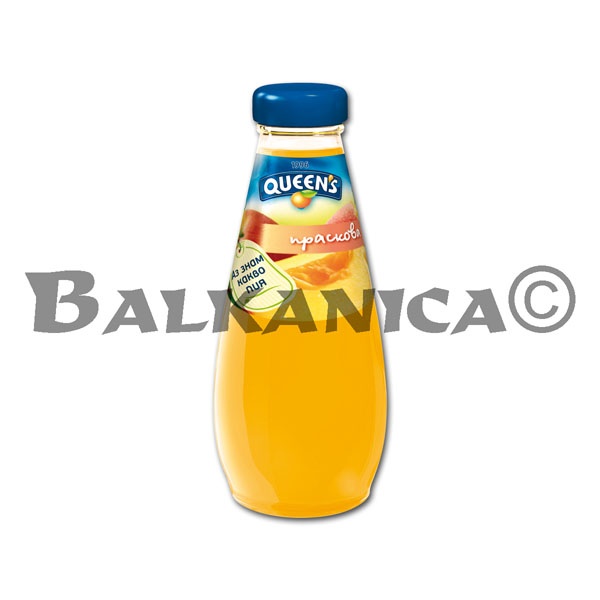 0.25 L JUICE NATURAL PEACH QUEEN'S 0.25 L JUICE NATURAL PEACH QUEEN'S