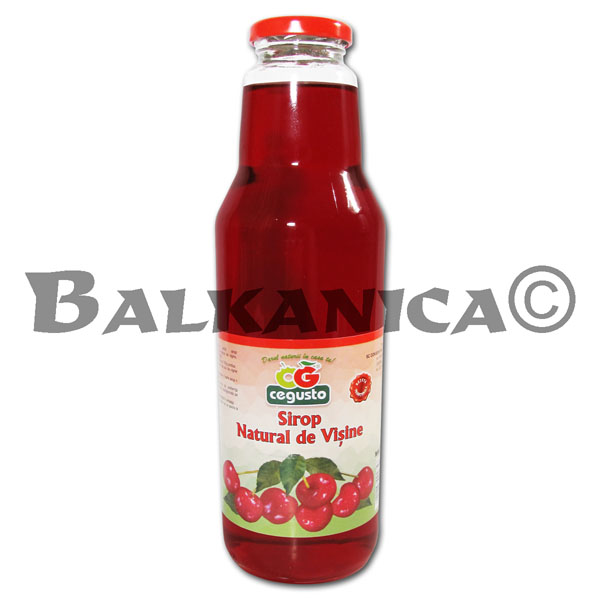 0.75 L SYRUP NATURAL SOUR CHERRY CEGUSTO CENSERVFRUCT