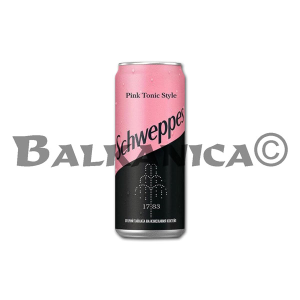 0.33 L PINK TONIC STYLE SCHWEPPES