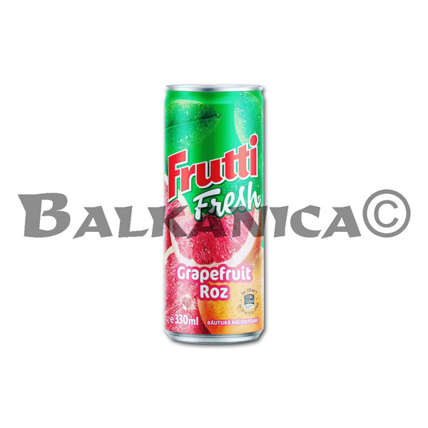 0.33 L BEBIDA DE TORANJA ROSA LATA FRUTTI FRESH