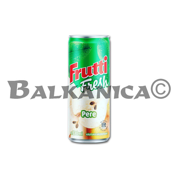 0.33 L BEVERAGE PEAR CAN FRUTTI FRESH