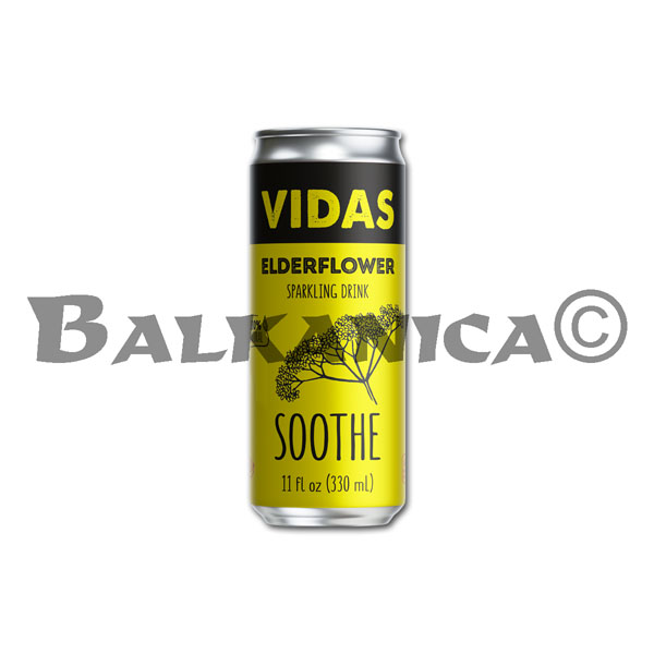 0.33 L BEBIDA COM GAS FLORES DE SABUGUEIRO SOOTHE VIDAS