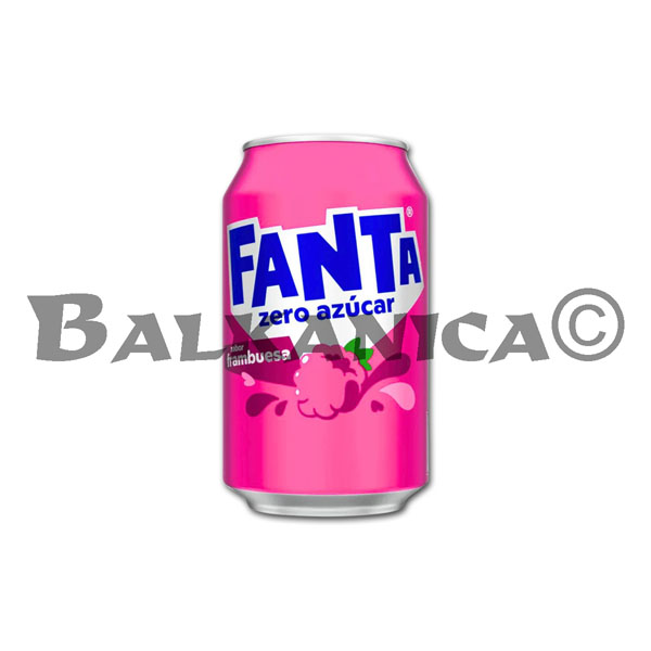 0.33 L FANTA ZERO FRAMBOISE