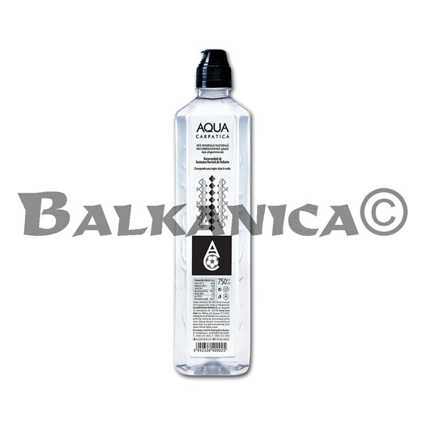 0.75 Л ВОДА МИНЕРАЛЬНАЯ АКВА КАРПАТИКА