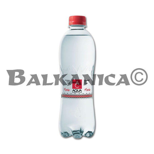 0.5 Л ВОДА ГАЗИРОВАННАЯ СИЛЬНАЯ АКВА КАРПАТИКА