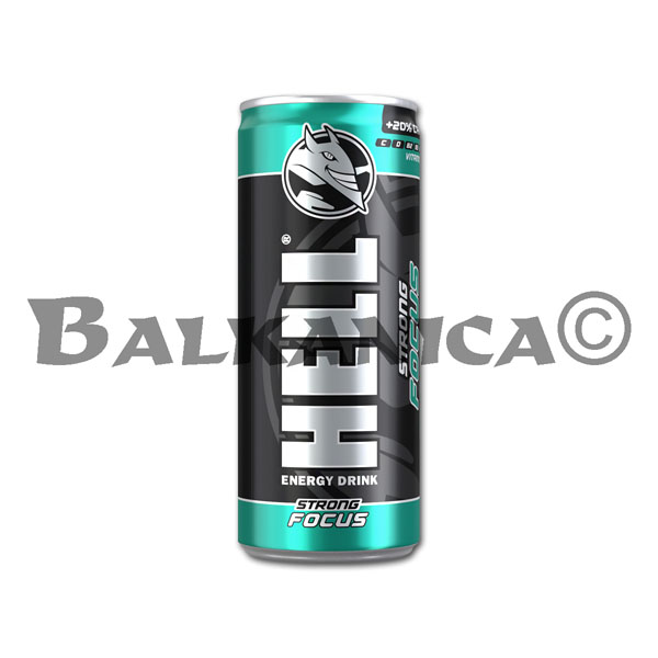 0.25 L ENERGY DRINK FOCUS HELL 0.25 L ENERGY DRINK FOCUS HELL