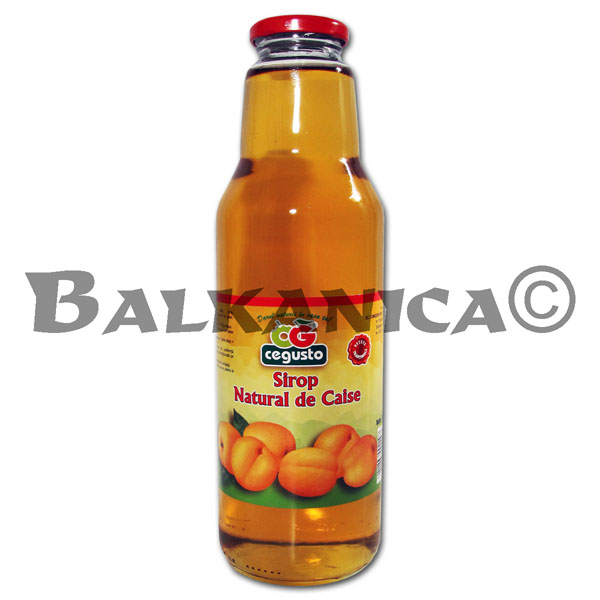0.75 L SYRUP NATURAL APRICOT CEGUSTO CENSERVFRUCT