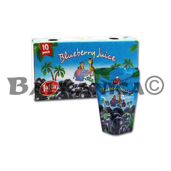 BOX (10 X 0.2 L ) NECTAR BLUEBERRY JAFFA